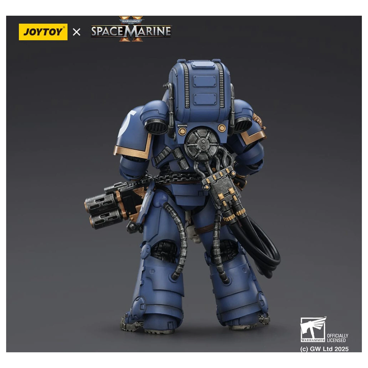 Warhammer 40,000: Space Marine 2 Ultramarines Heavy Artificer Armor with Relic Multi-Melta akciófigura 13 cm termékfotó