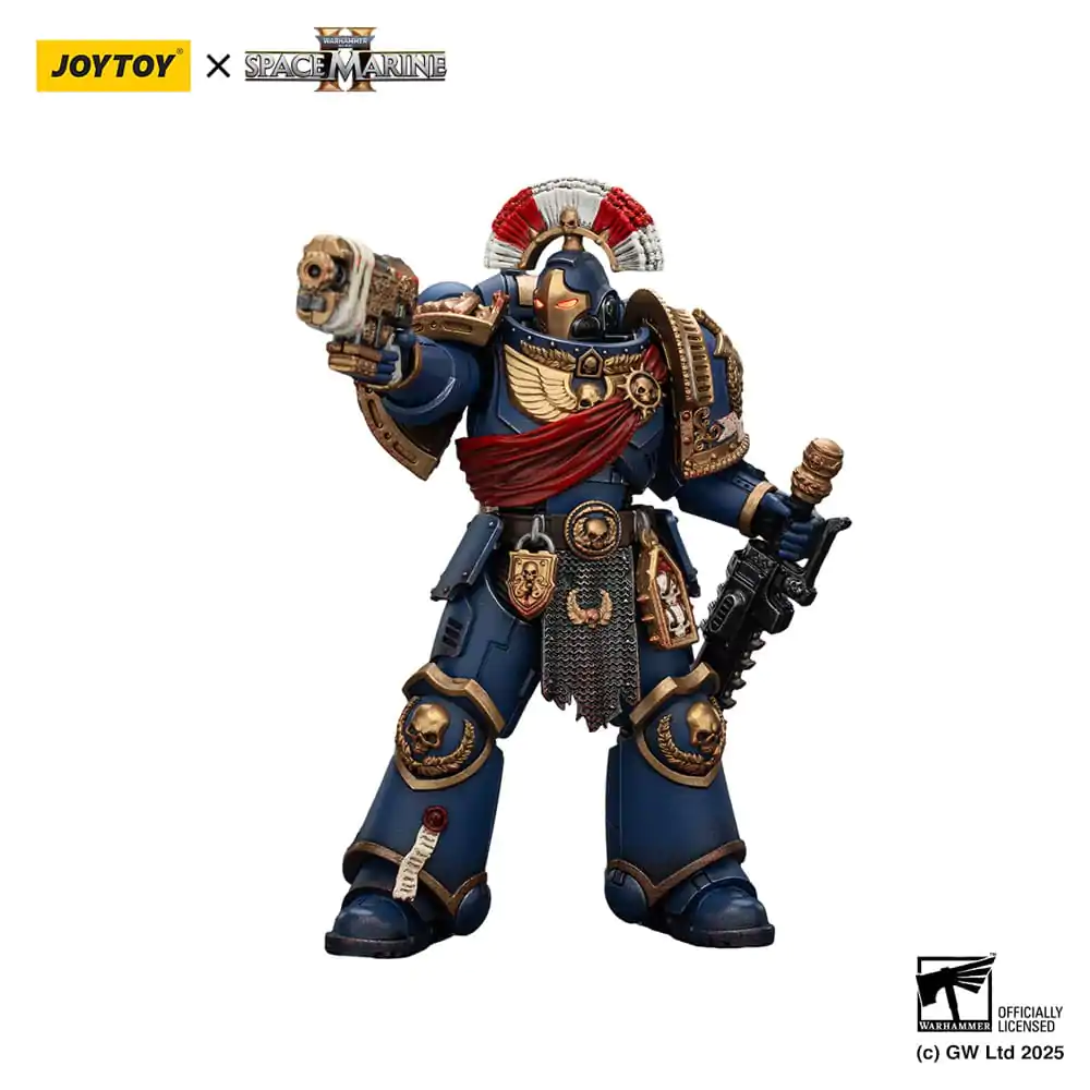 Warhammer 40,000: Space Marine 2 Ultramarines Relic Secundus Armour akciófigura 20 cm termékfotó