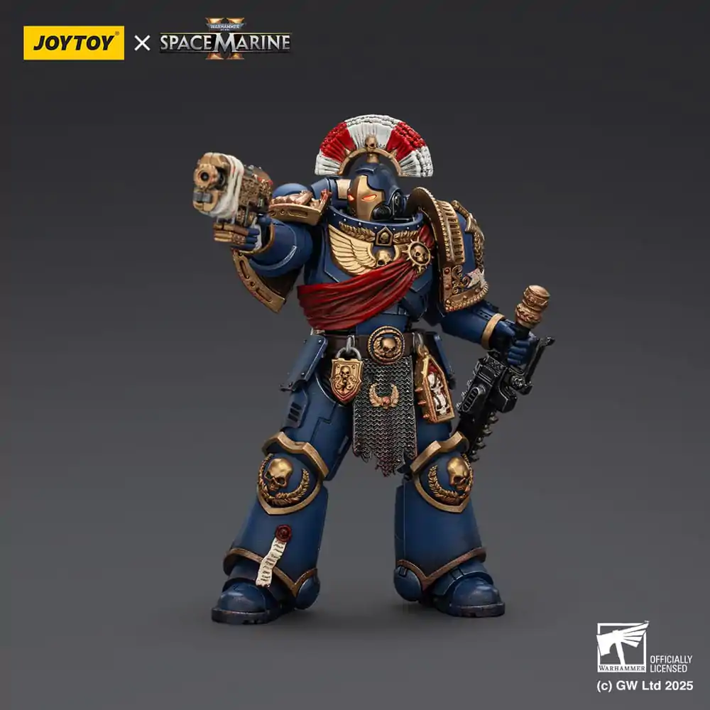 Warhammer 40,000: Space Marine 2 Ultramarines Relic Secundus Armour akciófigura 20 cm termékfotó