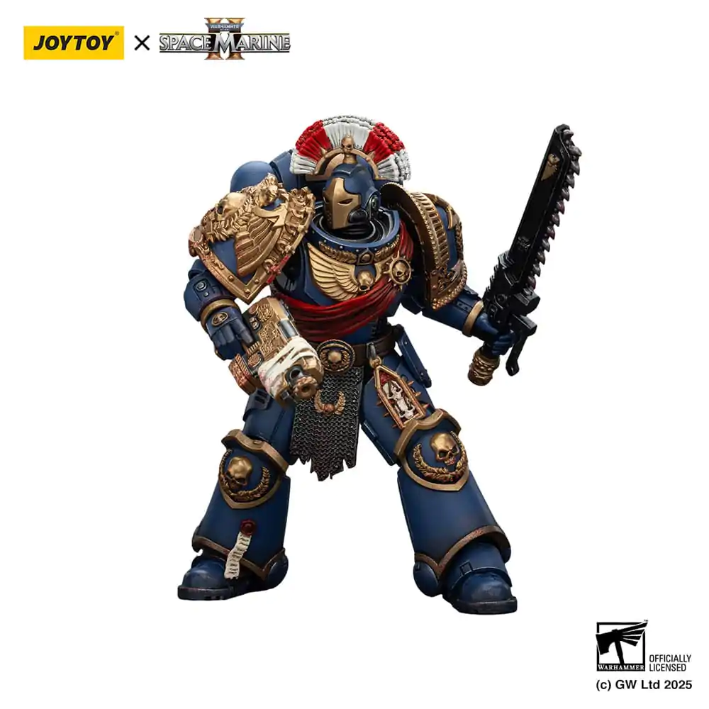 Warhammer 40,000: Space Marine 2 Ultramarines Relic Secundus Armour akciófigura 20 cm termékfotó
