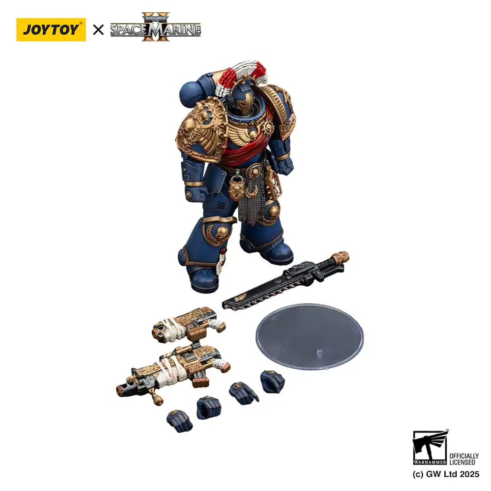Warhammer 40,000: Space Marine 2 Ultramarines Relic Secundus Armour akciófigura 20 cm termékfotó