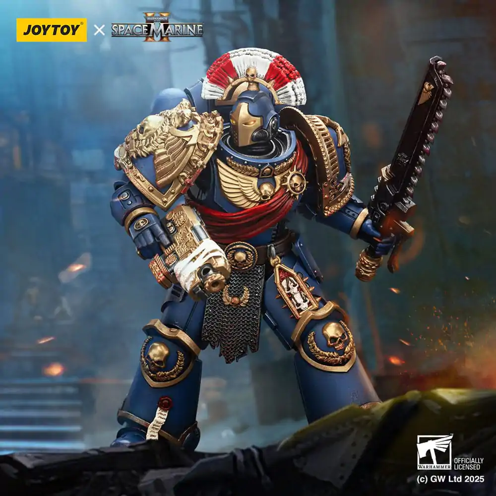 Warhammer 40,000: Space Marine 2 Ultramarines Relic Secundus Armour akciófigura 20 cm termékfotó