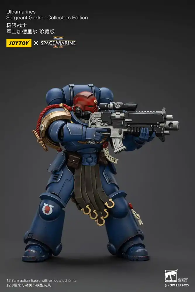 Warhammer 40,000: Space Marine 2 Ultramarines Sergeant Gadriel Collectors Edition akciófigura 13 cm termékfotó