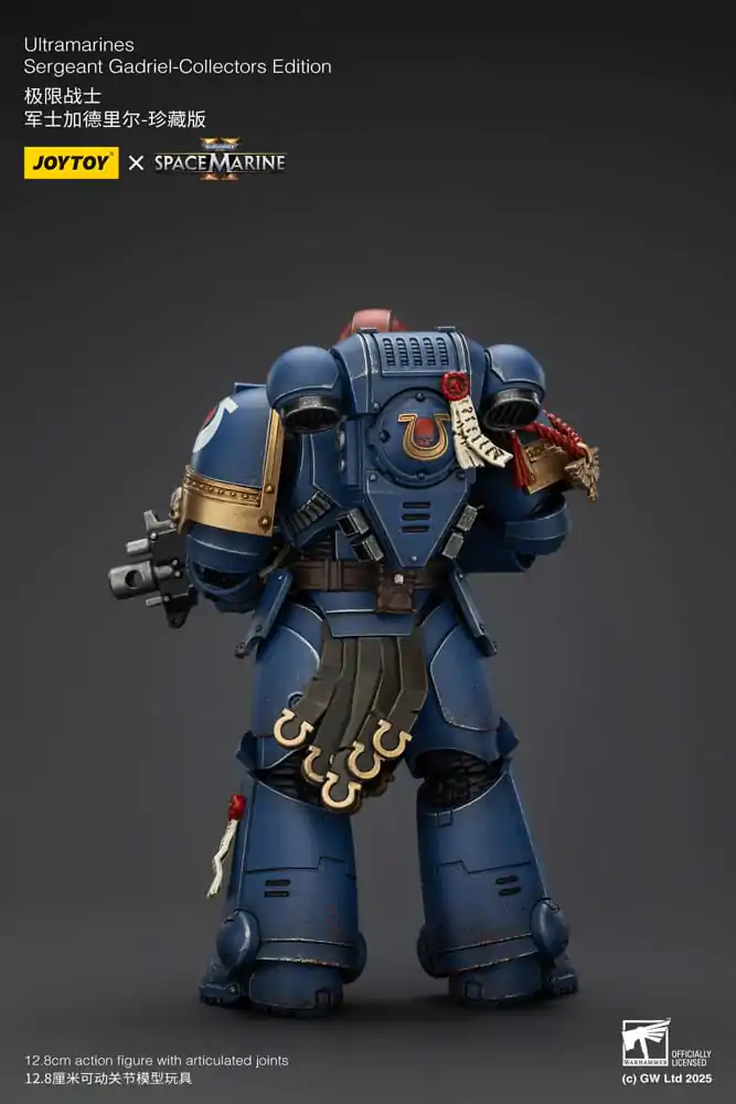 Warhammer 40,000: Space Marine 2 Ultramarines Sergeant Gadriel Collectors Edition akciófigura 13 cm termékfotó