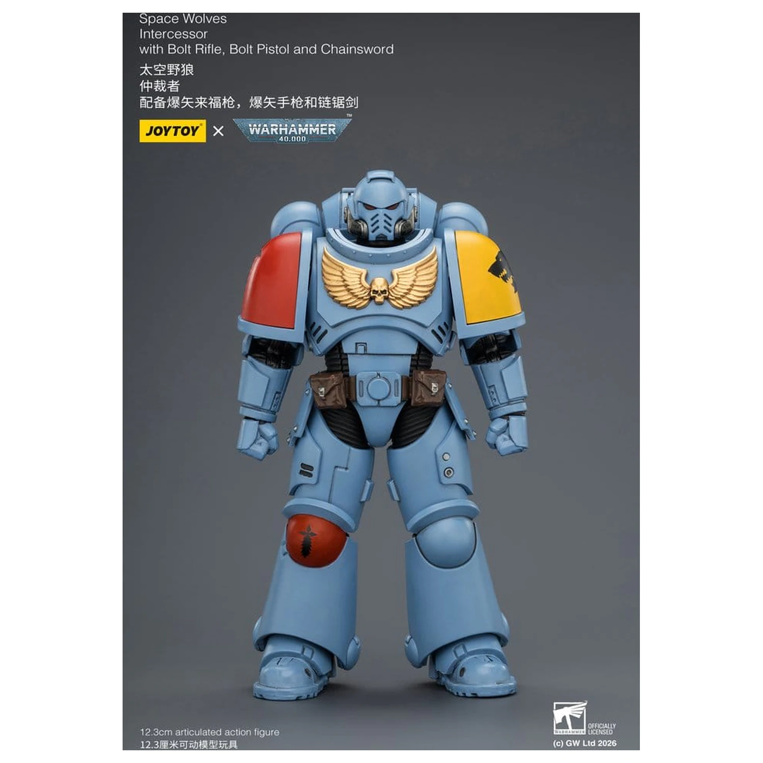 Warhammer 40,000 Space Wolves Intercessor akciófigura 12 cm termékfotó
