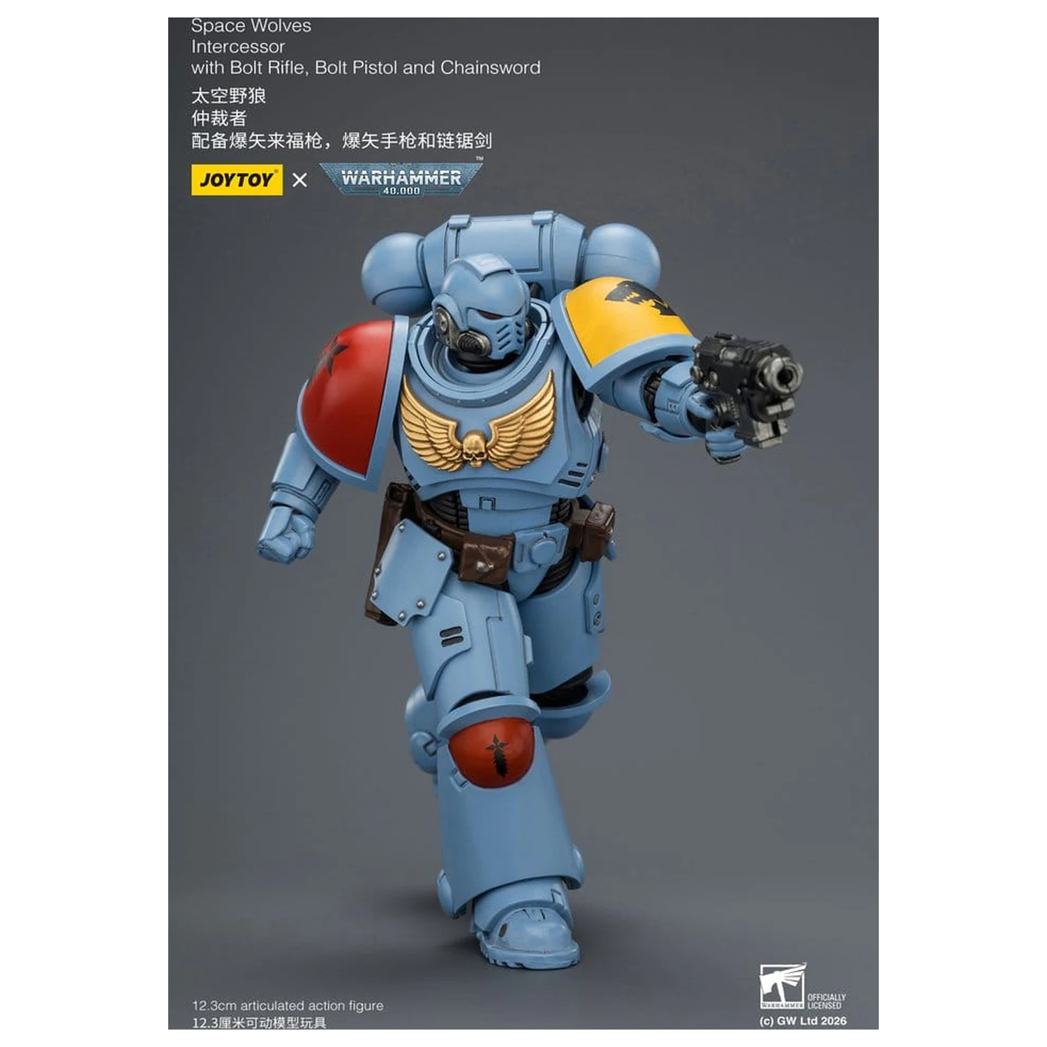Warhammer 40,000 Space Wolves Intercessor akciófigura 12 cm termékfotó
