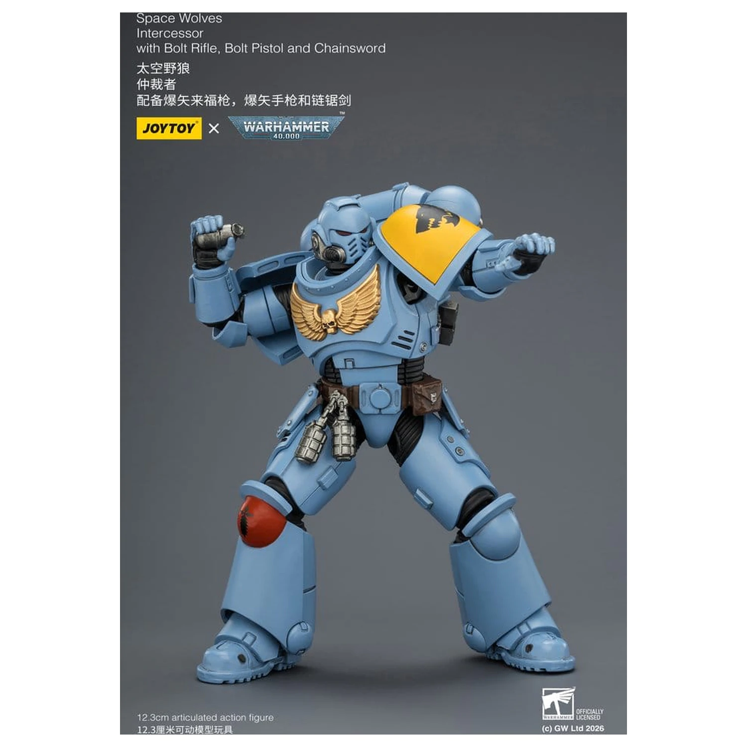 Warhammer 40,000 Space Wolves Intercessor akciófigura 12 cm termékfotó