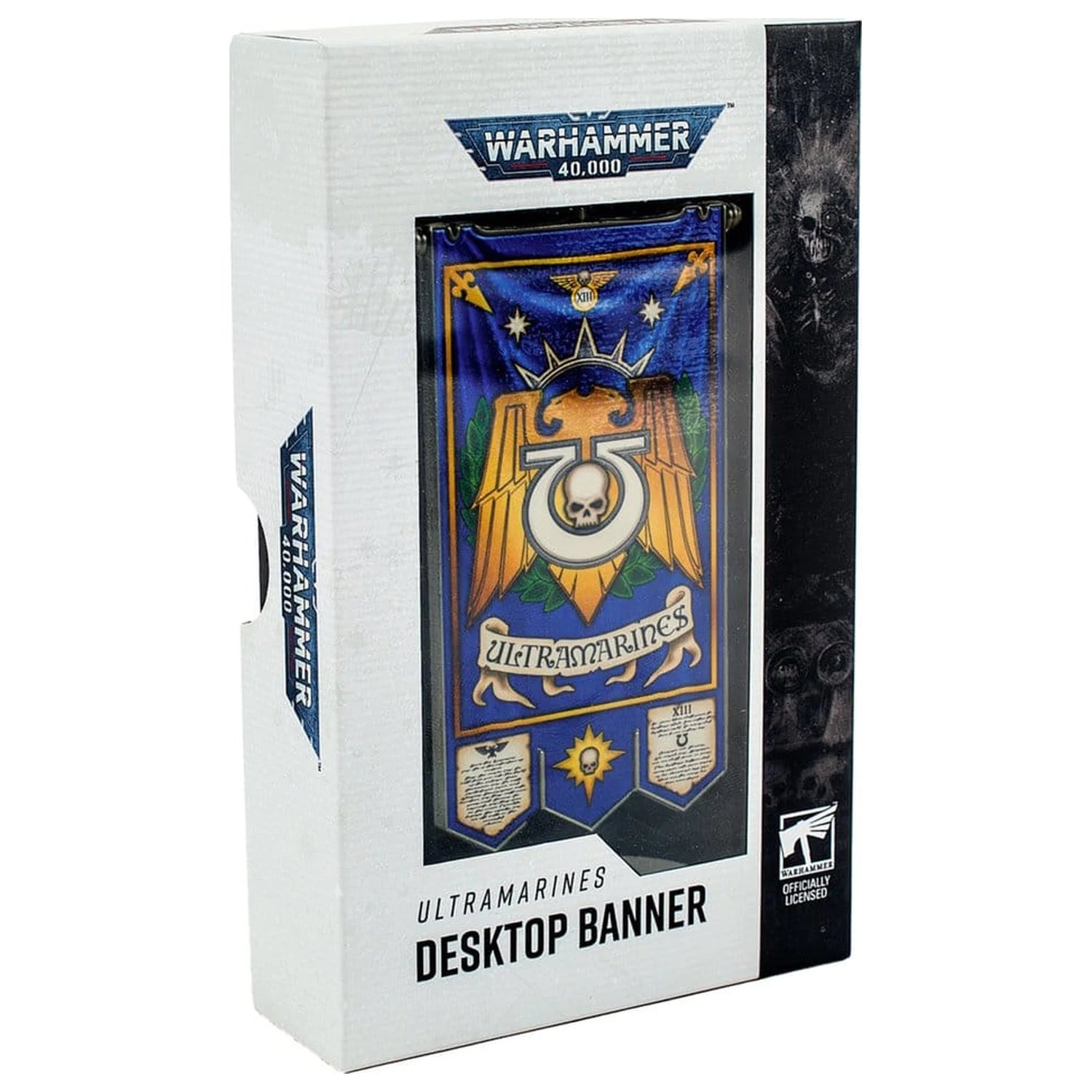 Warhammer 40,000 Ultramarines Chapter asztali zászló termékfotó