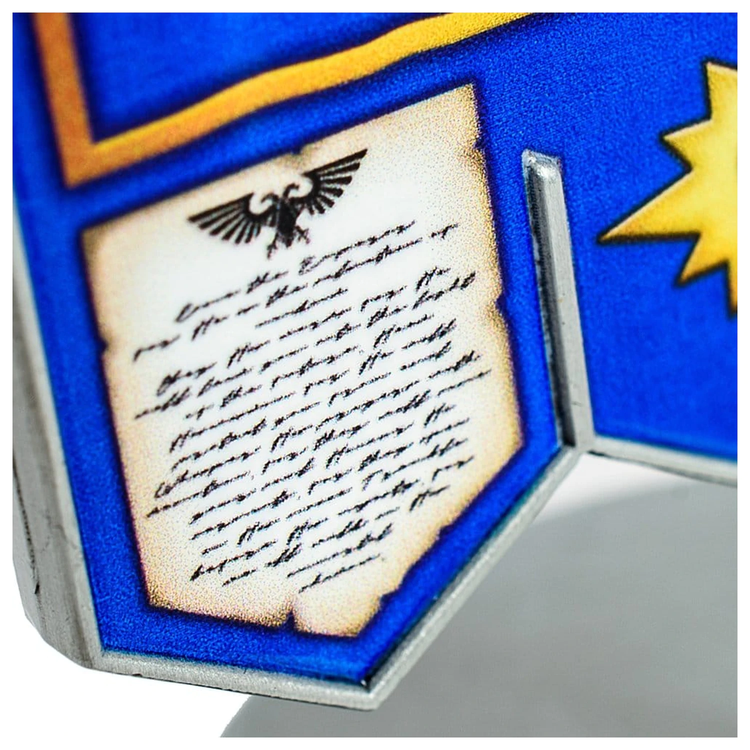 Warhammer 40,000 Ultramarines Chapter asztali zászló termékfotó