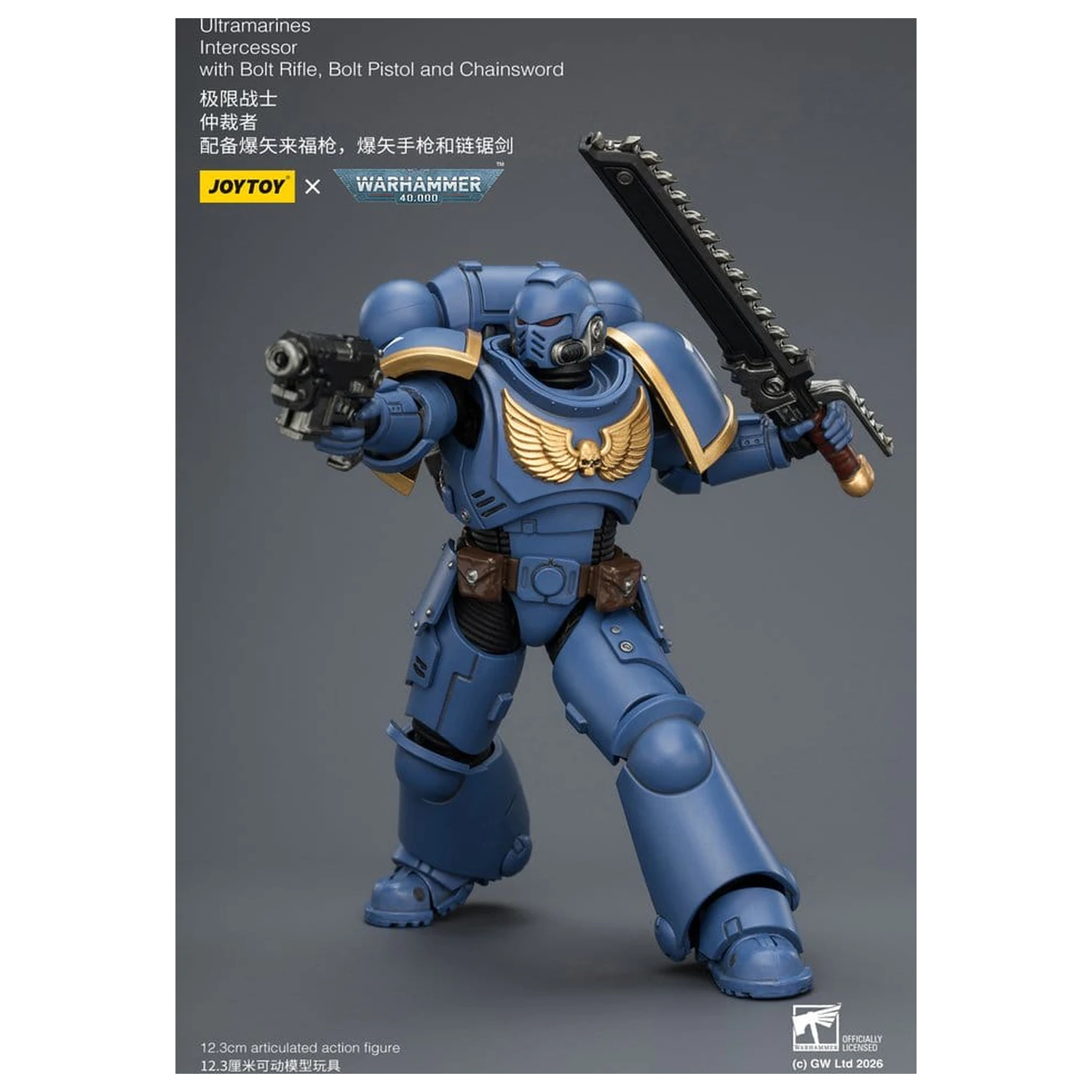 Warhammer 40,000 Ultramarines Intercessor akciófigura 12 cm termékfotó