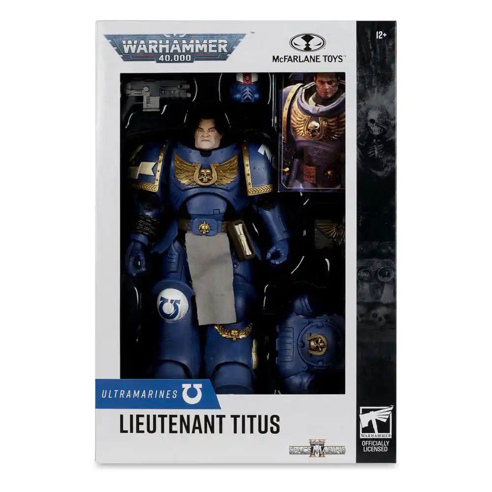 Warhammer 40,000 Ultramarines: Lieutenant Titus akciófigura 18 cm termékfotó