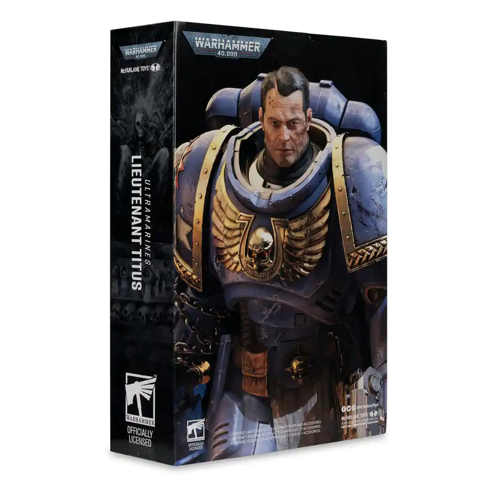 Warhammer 40,000 Ultramarines: Lieutenant Titus akciófigura 18 cm termékfotó