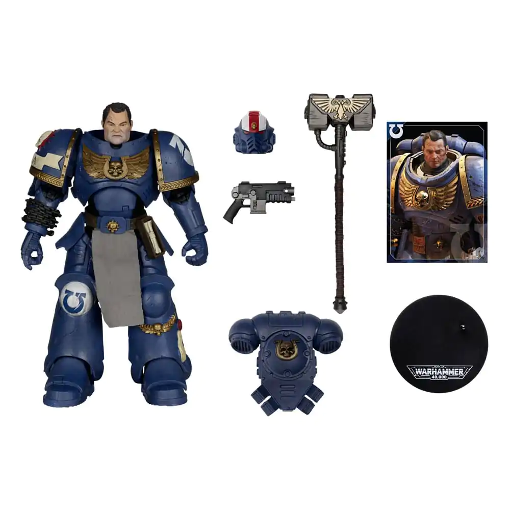 Warhammer 40,000 Ultramarines: Lieutenant Titus akciófigura 18 cm termékfotó