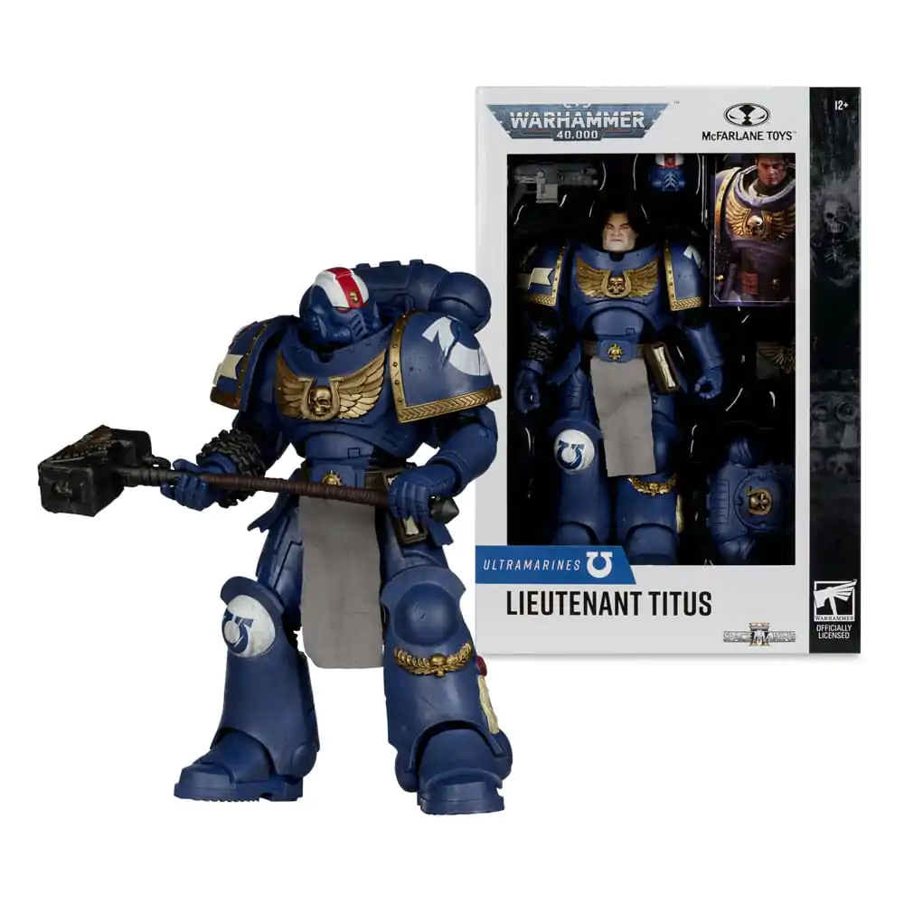 Warhammer 40,000 Ultramarines: Lieutenant Titus akciófigura 18 cm termékfotó