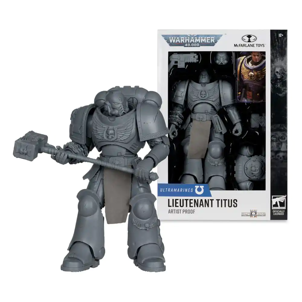 Warhammer 40,000 Ultramarines: Lieutenant Titus (Artist Proof) akciófigura 18 cm termékfotó