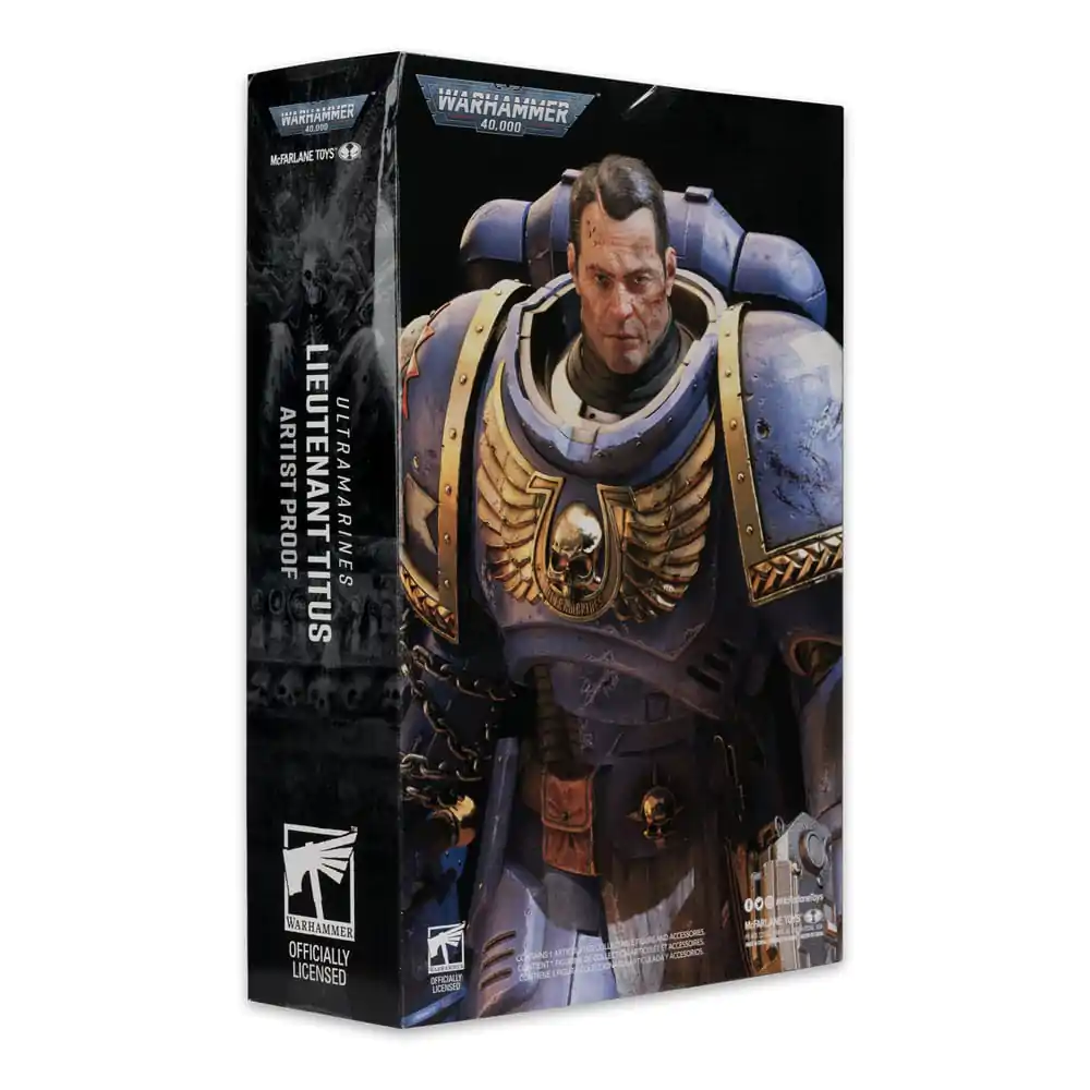 Warhammer 40,000 Ultramarines: Lieutenant Titus (Artist Proof) akciófigura 18 cm termékfotó