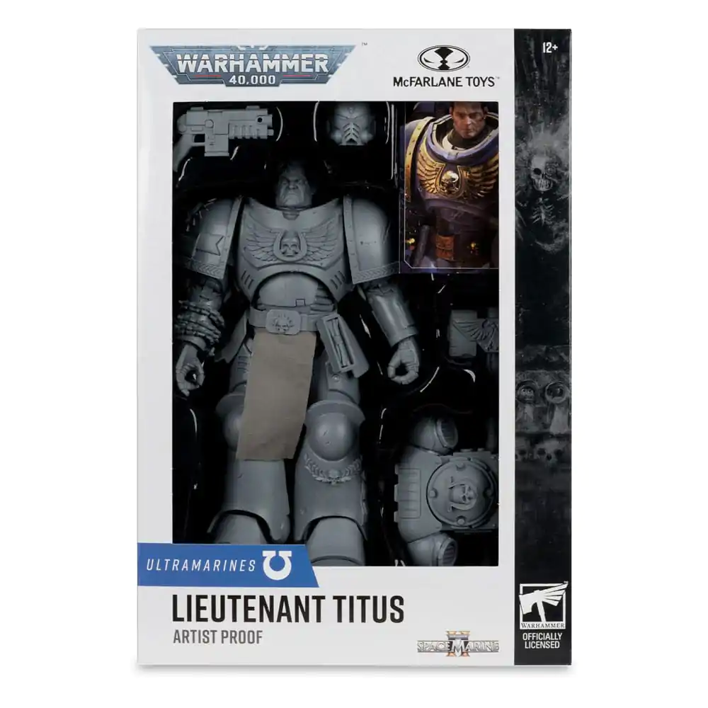 Warhammer 40,000 Ultramarines: Lieutenant Titus (Artist Proof) akciófigura 18 cm termékfotó