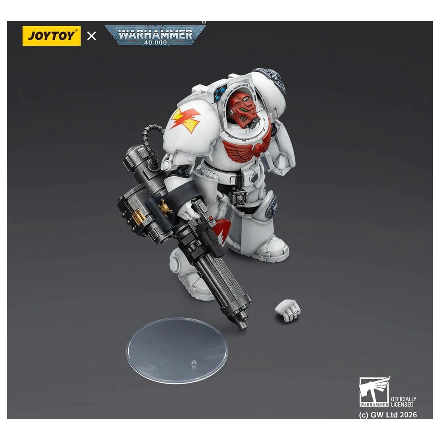 Warhammer 40,000 White Scars Terminator 3 with Power Fist and Assault Cannon akciófigura 14 cm termékfotó