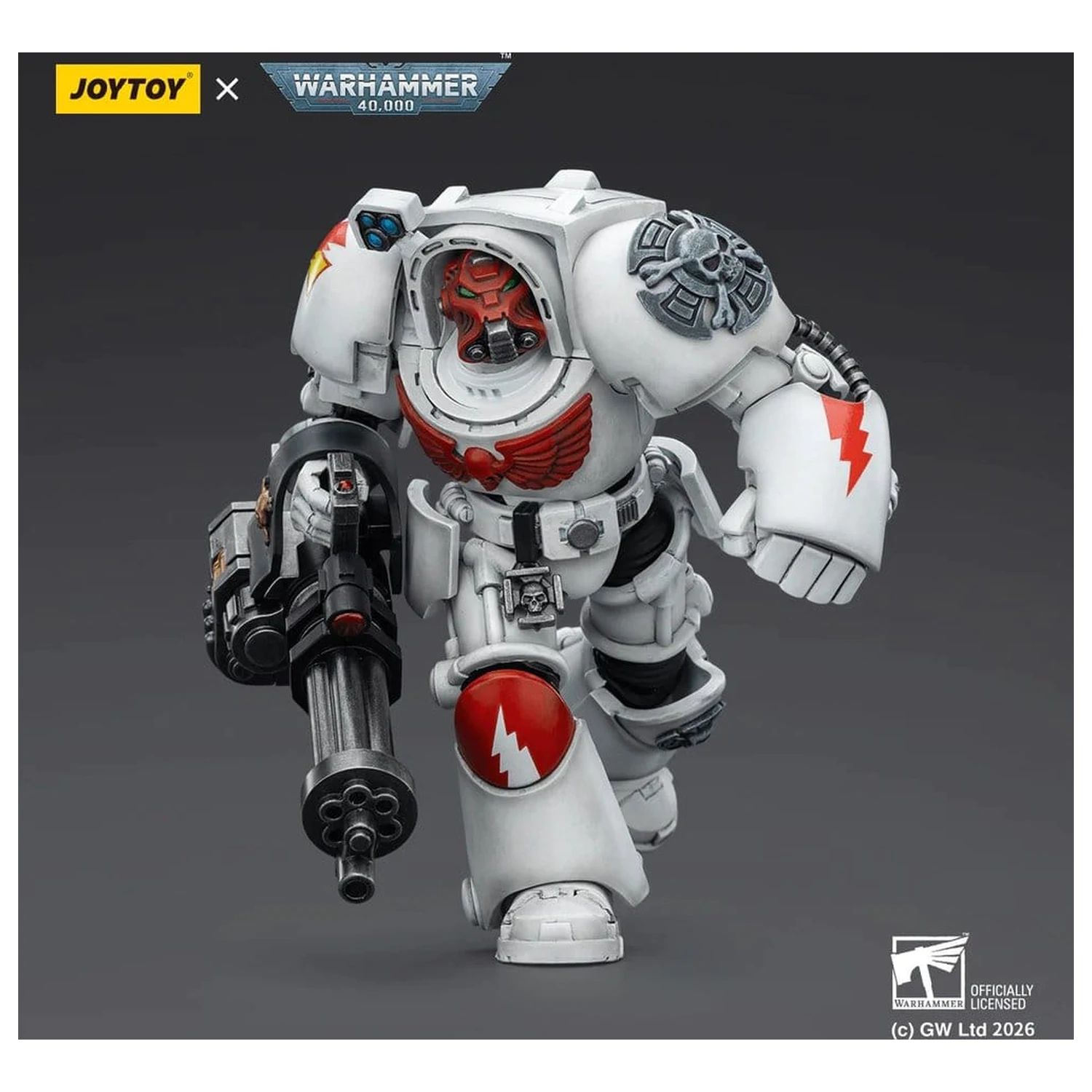 Warhammer 40,000 White Scars Terminator 3 with Power Fist and Assault Cannon akciófigura 14 cm termékfotó