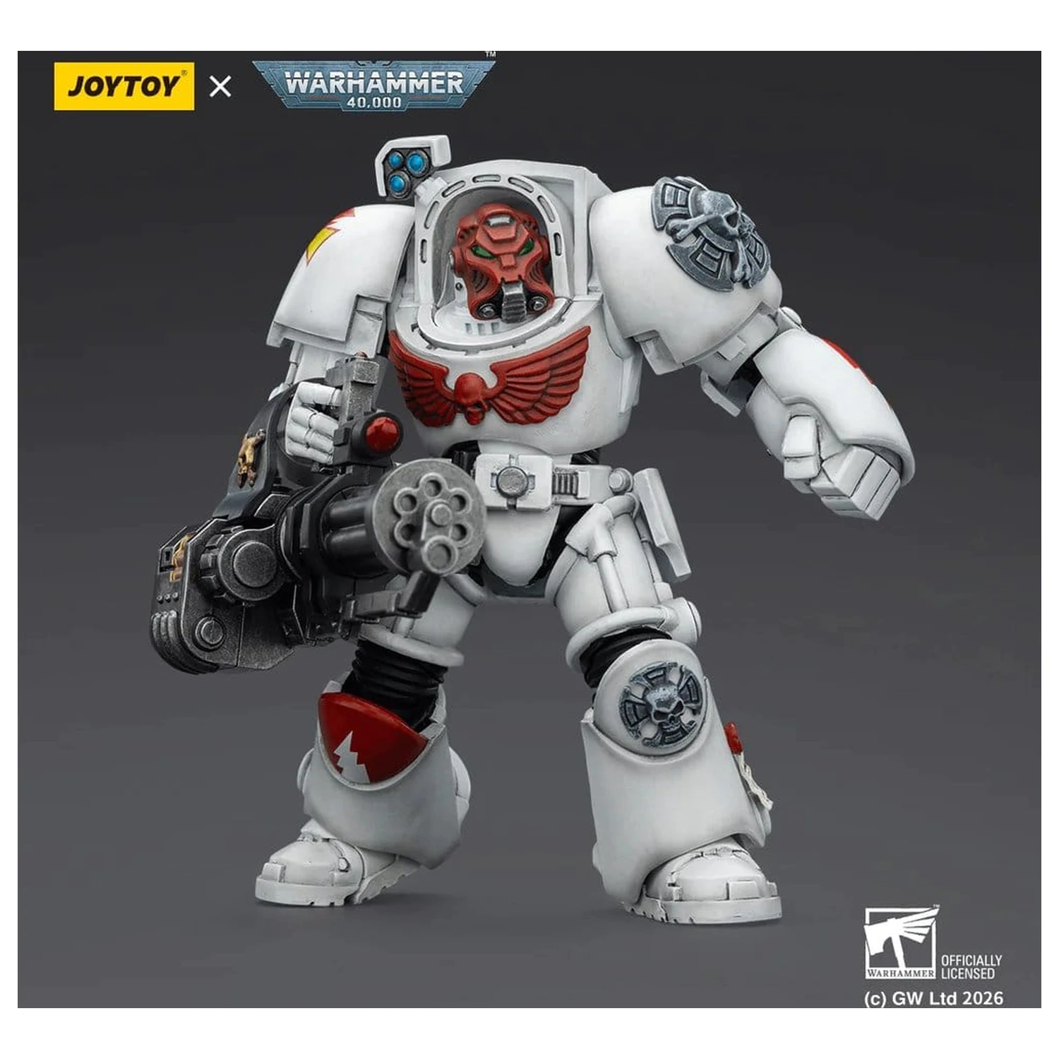 Warhammer 40,000 White Scars Terminator 3 with Power Fist and Assault Cannon akciófigura 14 cm termékfotó