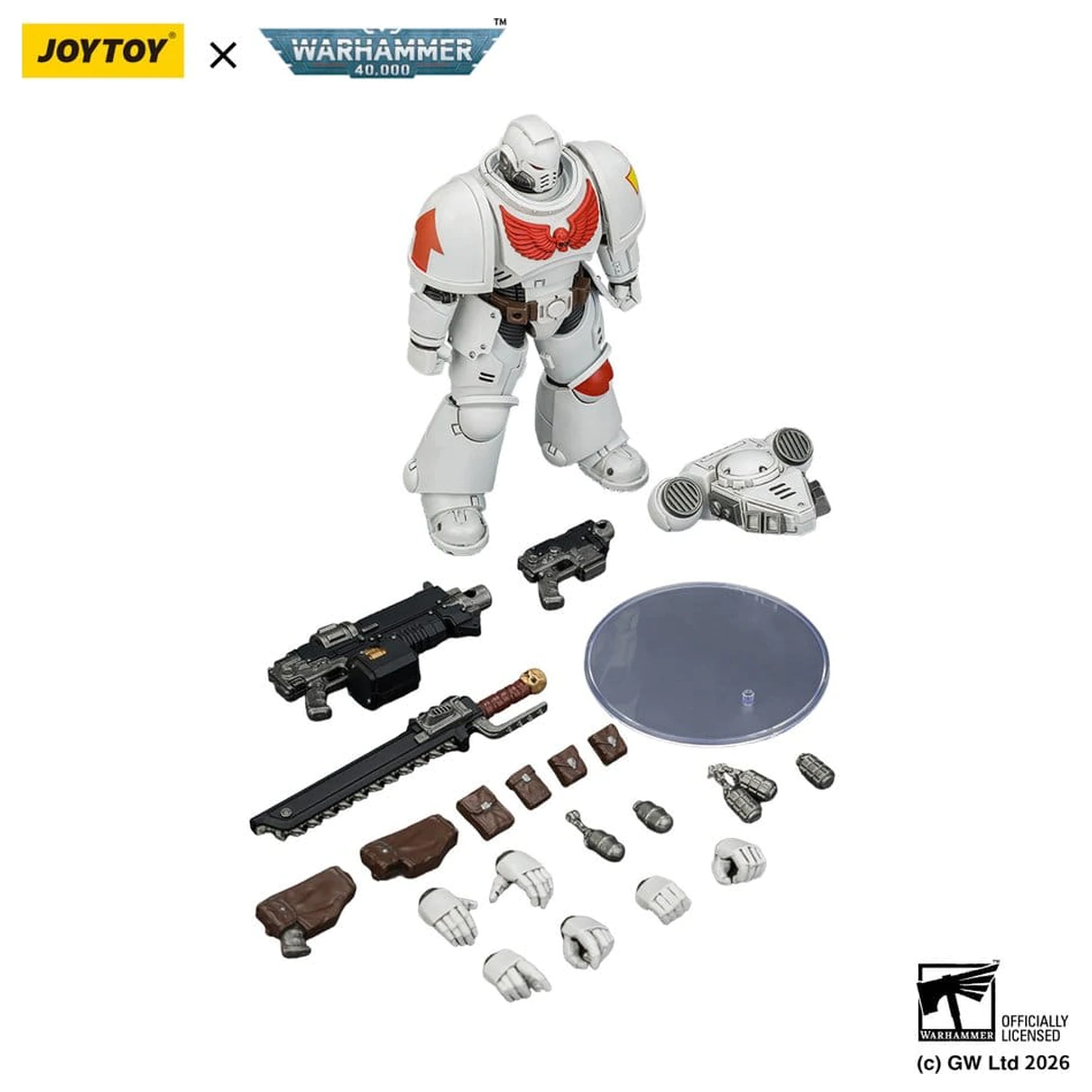 Warhammer 40,000 White SVerdák Intercessor akciófigura 12 cm termékfotó