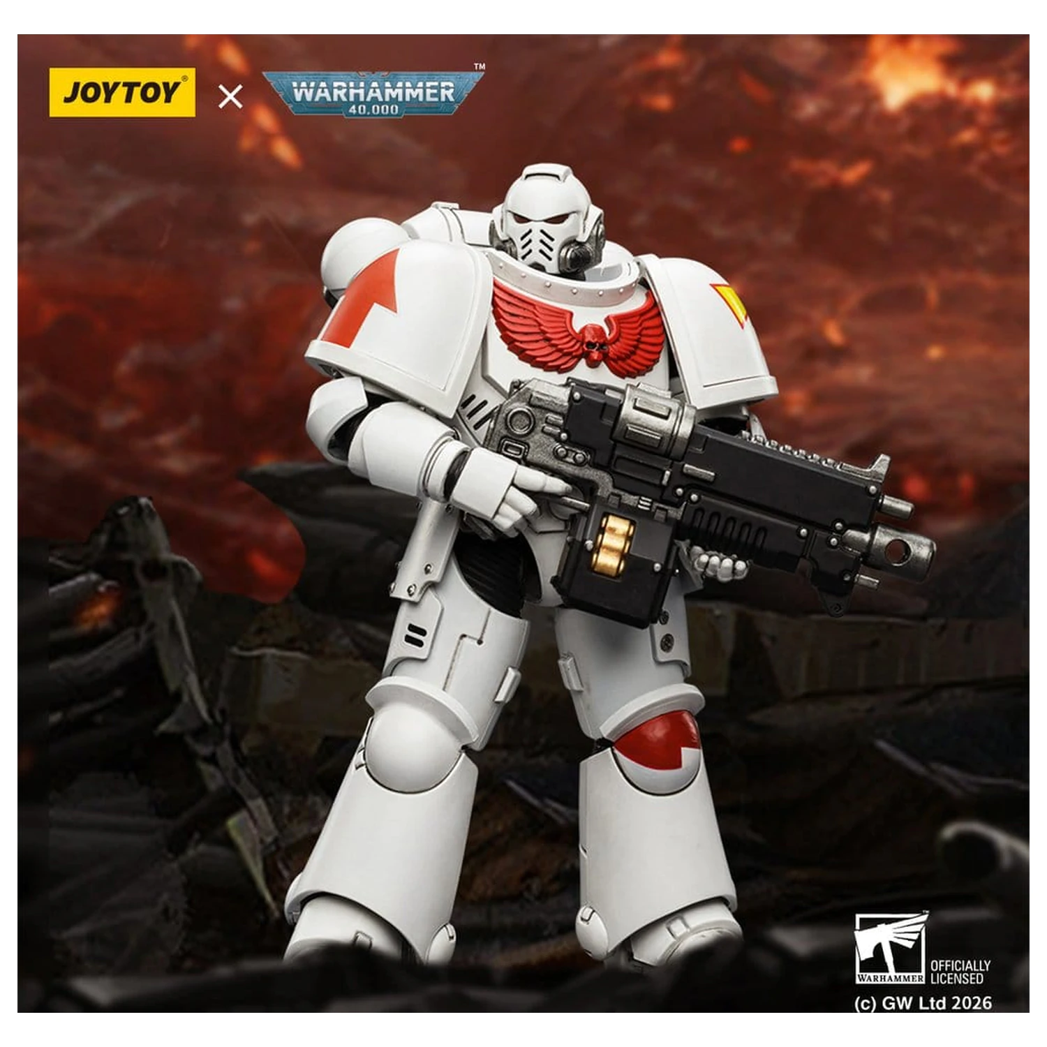 Warhammer 40,000 White SVerdák Intercessor akciófigura 12 cm termékfotó
