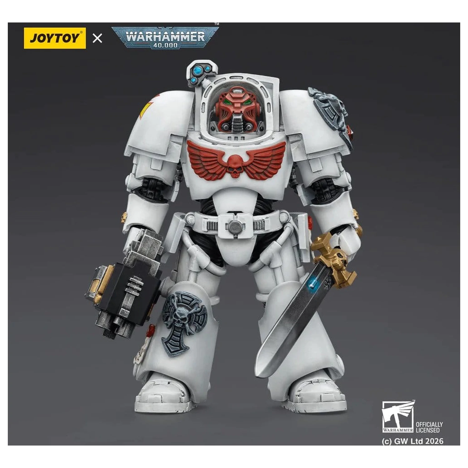 Warhammer 40,000 White Scars Terminator 1 with Power Sword and Storm Bolter akciófigura 14 cm termékfotó