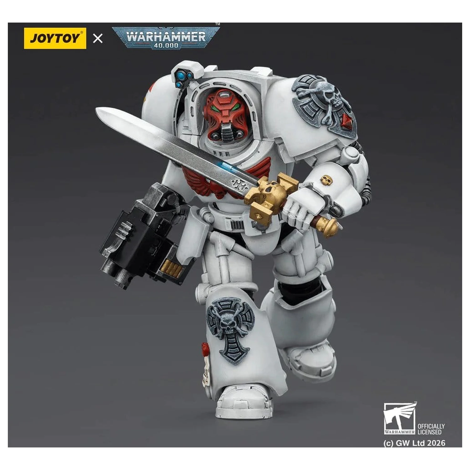 Warhammer 40,000 White Scars Terminator 1 with Power Sword and Storm Bolter akciófigura 14 cm termékfotó