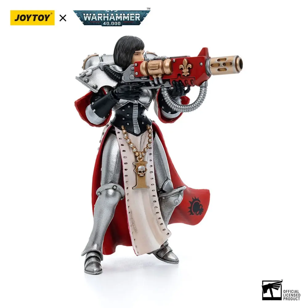 Warhammer 40k 1/18 Adepta Sororitas Battle Sisters Order of the Argent Shroud Sister Irmengard akciófigura 11 cm termékfotó