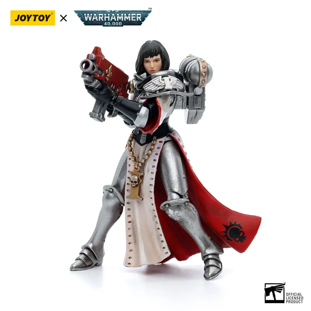 Warhammer 40k 1/18 Adepta Sororitas Battle Sisters Order of the Argent Shroud Sister Irmengard akciófigura 11 cm termékfotó