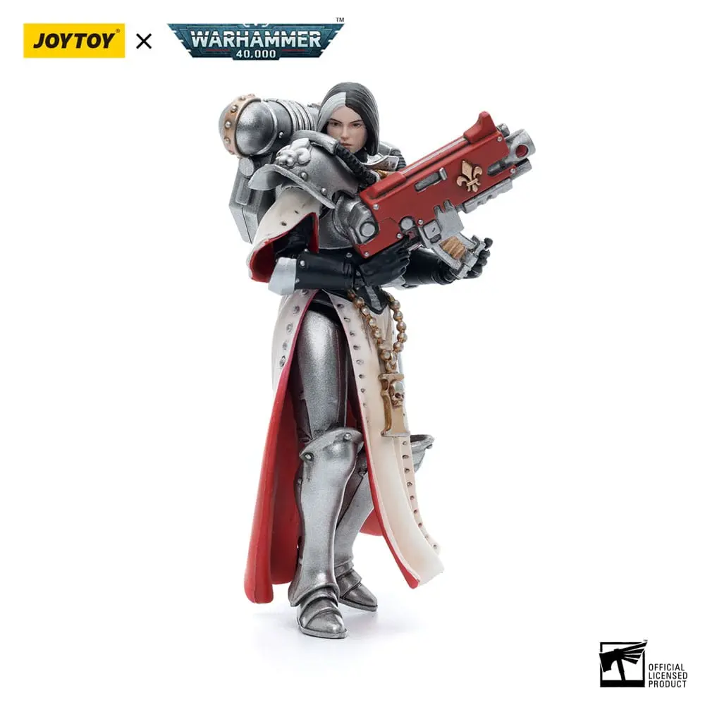 Warhammer 40k 1/18 Adepta Sororitas Battle Sisters Order of the Argent Shroud Sister Vitas akciófigura 11 cm termékfotó