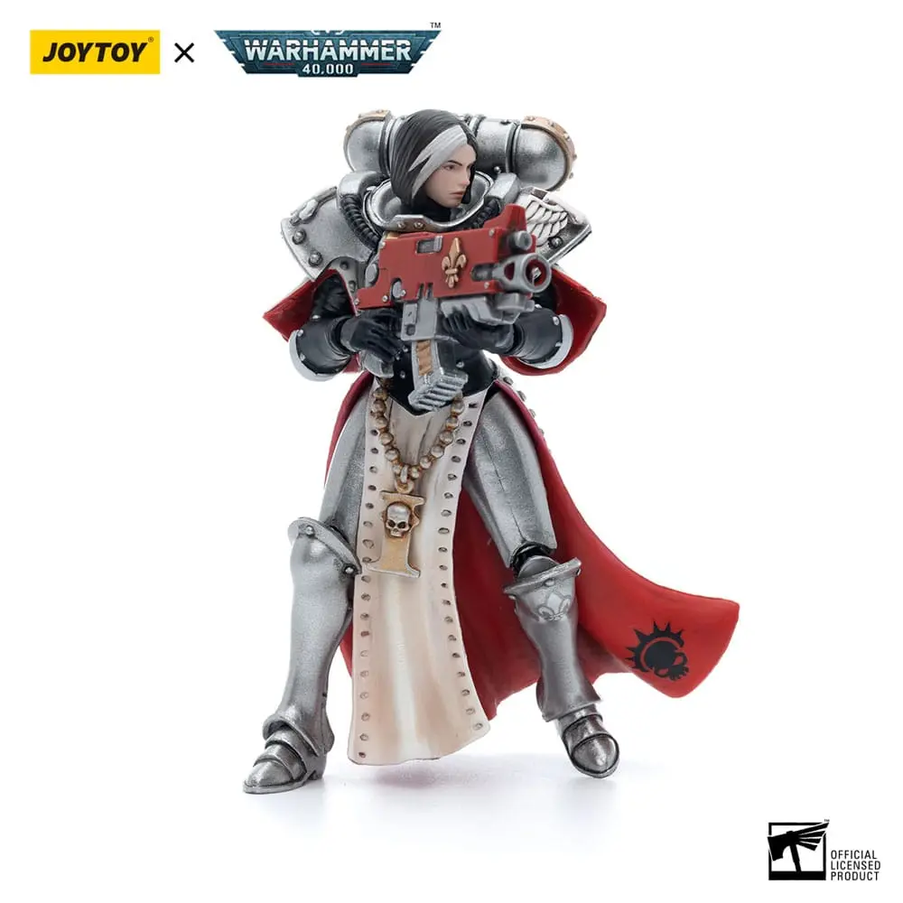 Warhammer 40k 1/18 Adepta Sororitas Battle Sisters Order of the Argent Shroud Sister Vitas akciófigura 11 cm termékfotó