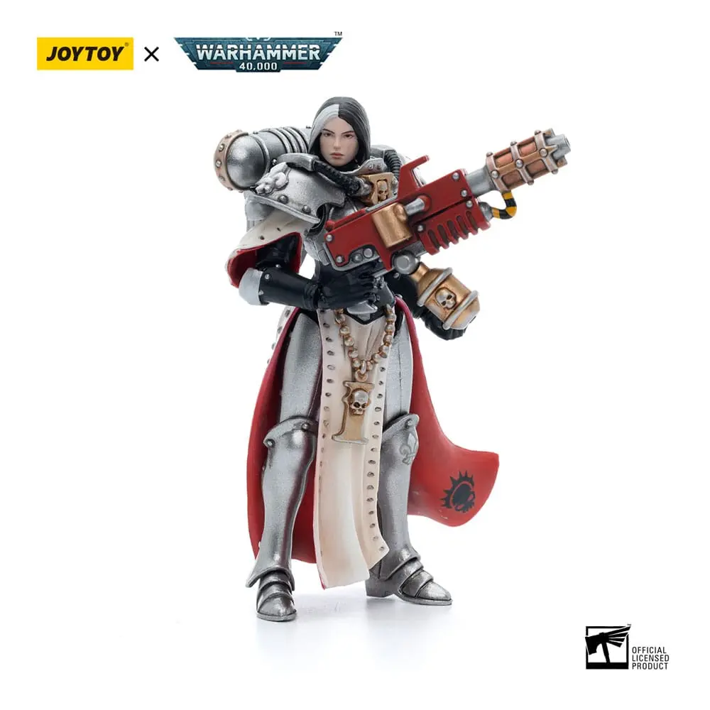 Warhammer 40k 1/18 Adepta Sororitas Battle Sisters Order of the Argent Shroud Sister Vitas akciófigura 11 cm termékfotó