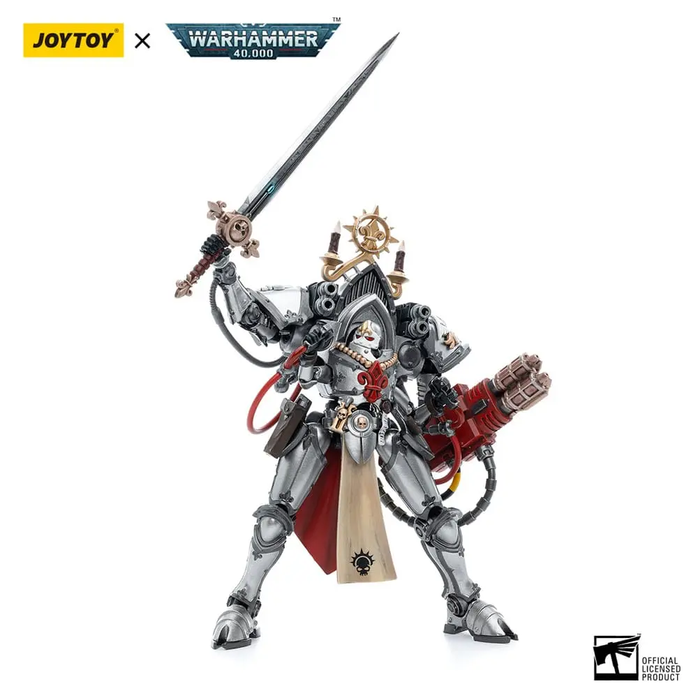 Warhammer 40k 1/18 Adepta Sororitas Order of the Argent Shroud Paragon Warsuit Sister Collaen akciófigura 21 cm termékfotó