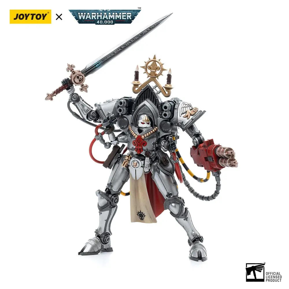 Warhammer 40k 1/18 Adepta Sororitas Order of the Argent Shroud Paragon Warsuit Sister Collaen akciófigura 21 cm termékfotó