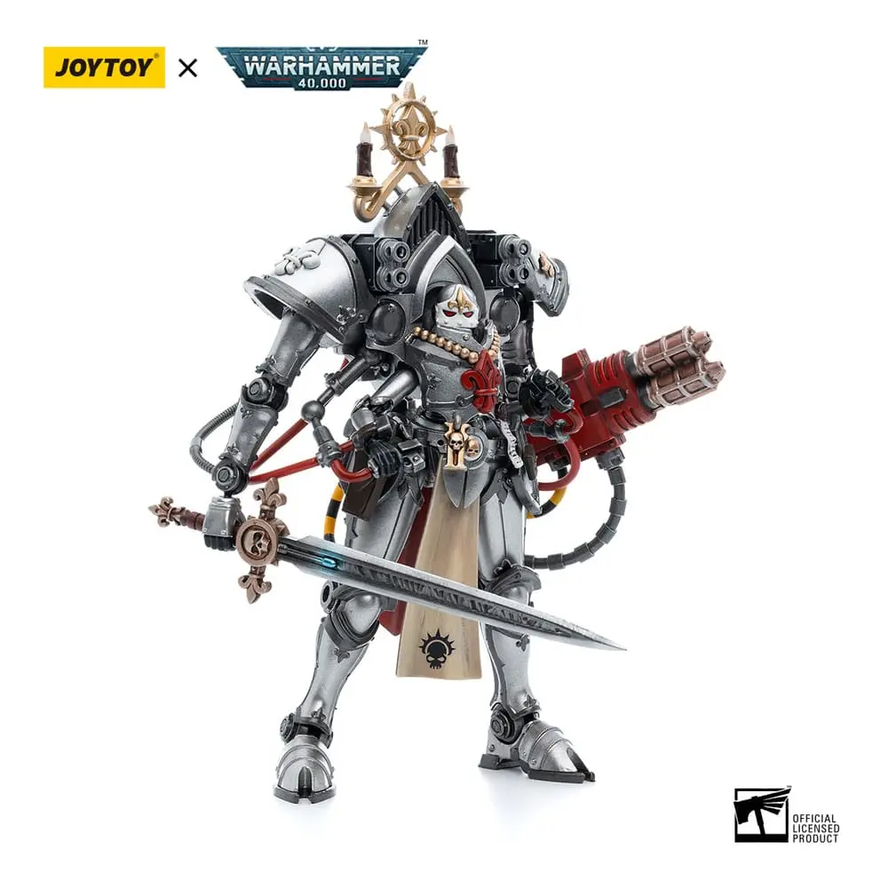 Warhammer 40k 1/18 Adepta Sororitas Order of the Argent Shroud Paragon Warsuit Sister Collaen akciófigura 21 cm termékfotó