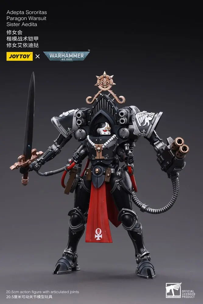 Warhammer 40k 1/18 Adepta Sororitas Paragon Warsuit Sister Aedita akciófigura 12 cm termékfotó