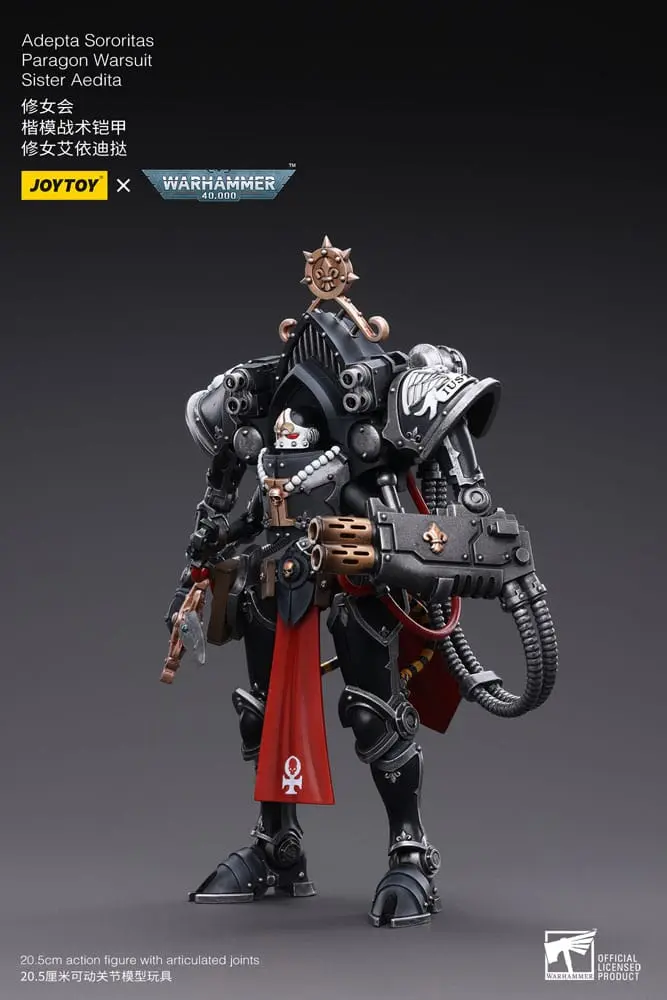 Warhammer 40k 1/18 Adepta Sororitas Paragon Warsuit Sister Aedita akciófigura 12 cm termékfotó