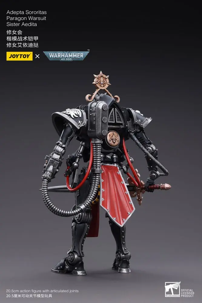 Warhammer 40k 1/18 Adepta Sororitas Paragon Warsuit Sister Aedita akciófigura 12 cm termékfotó