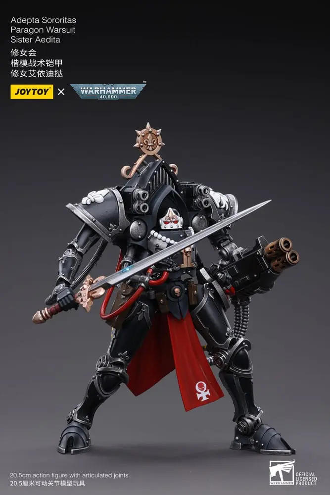 Warhammer 40k 1/18 Adepta Sororitas Paragon Warsuit Sister Aedita akciófigura 12 cm termékfotó