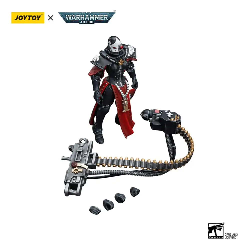 Warhammer 40k 1/18 Adepta Sororitas Retributor with Heavy Bolter akciófigura 12 cm termékfotó