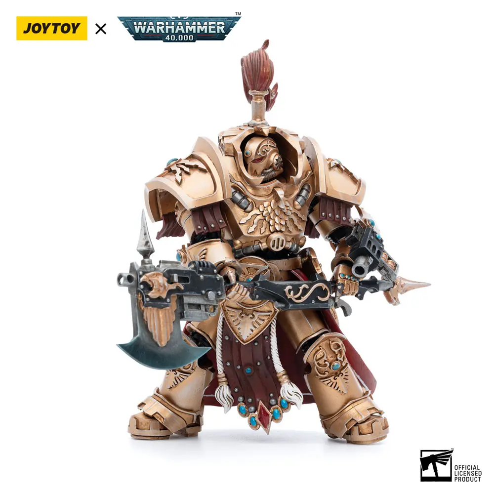 Warhammer 40k 1/18 Adeptus Custodes Allarus Custodian Osyr Archimaxes akciófigura 14 cm termékfotó