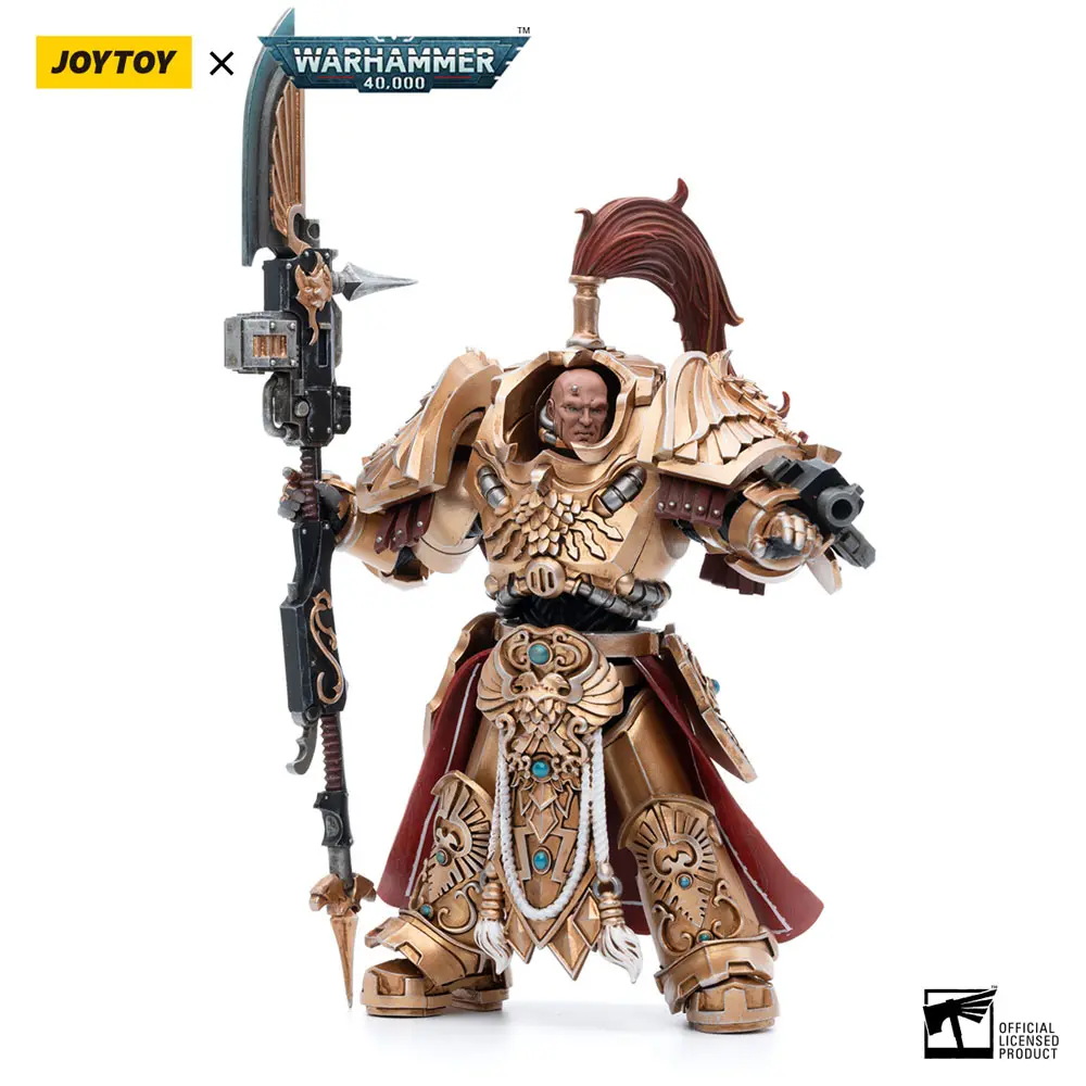 Warhammer 40k 1/18 Adeptus Custodes Shield-Captain in Allarus Terminator Armour Hydon Seronis akciófigura 14 cm termékfotó