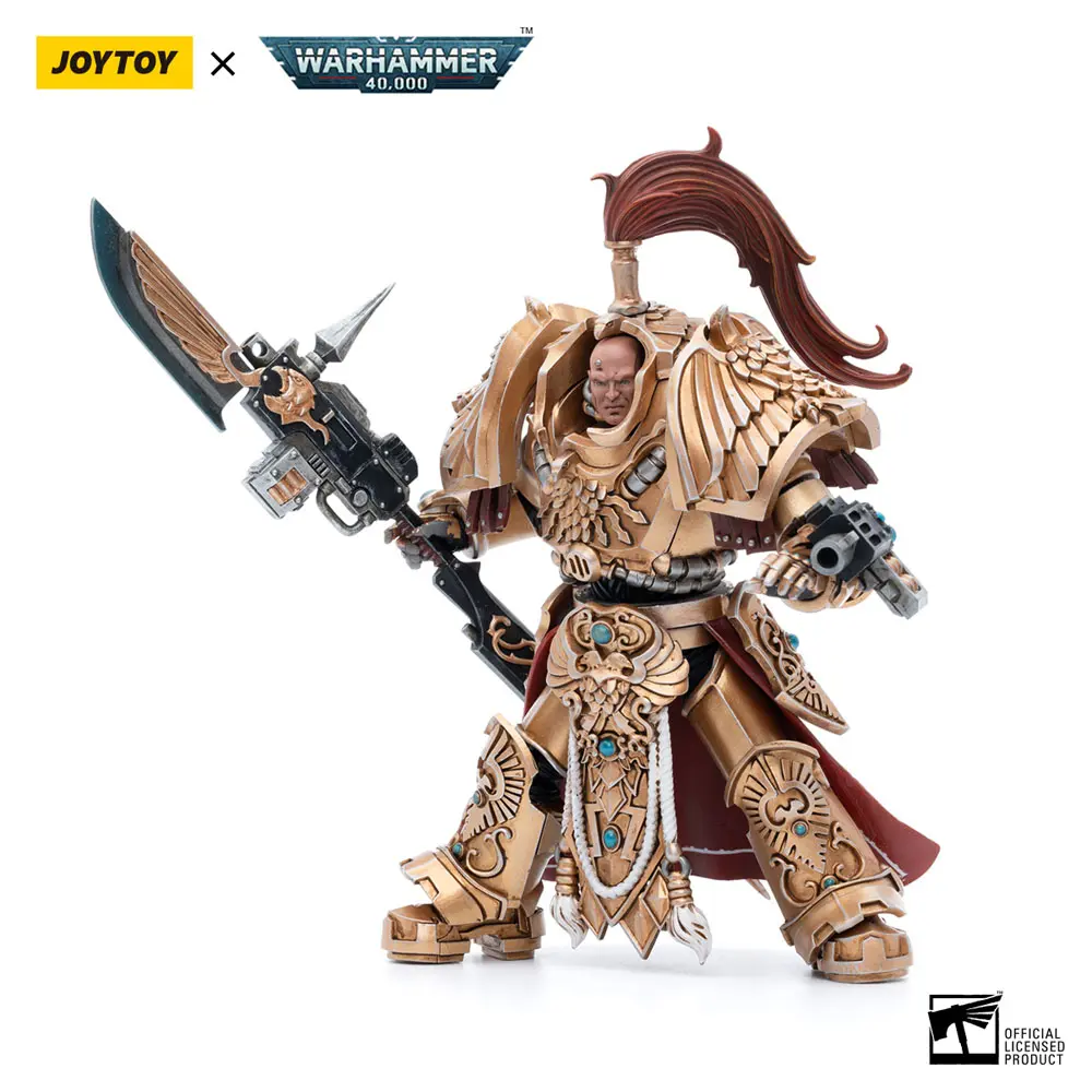 Warhammer 40k 1/18 Adeptus Custodes Shield-Captain in Allarus Terminator Armour Hydon Seronis akciófigura 14 cm termékfotó
