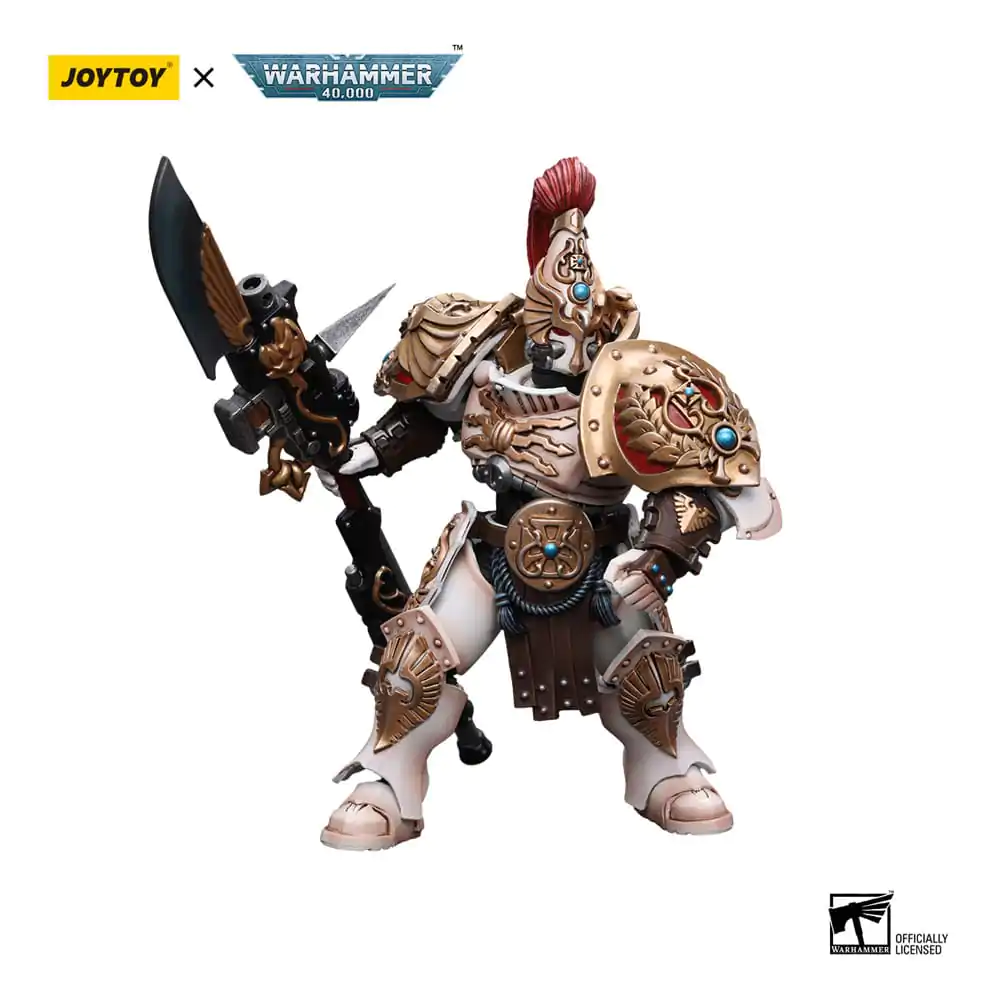 Warhammer 40k 1/18 Adeptus Custodes Solar Watch Custodian Guard with Guardian Spear akciófigura 12 cm termékfotó