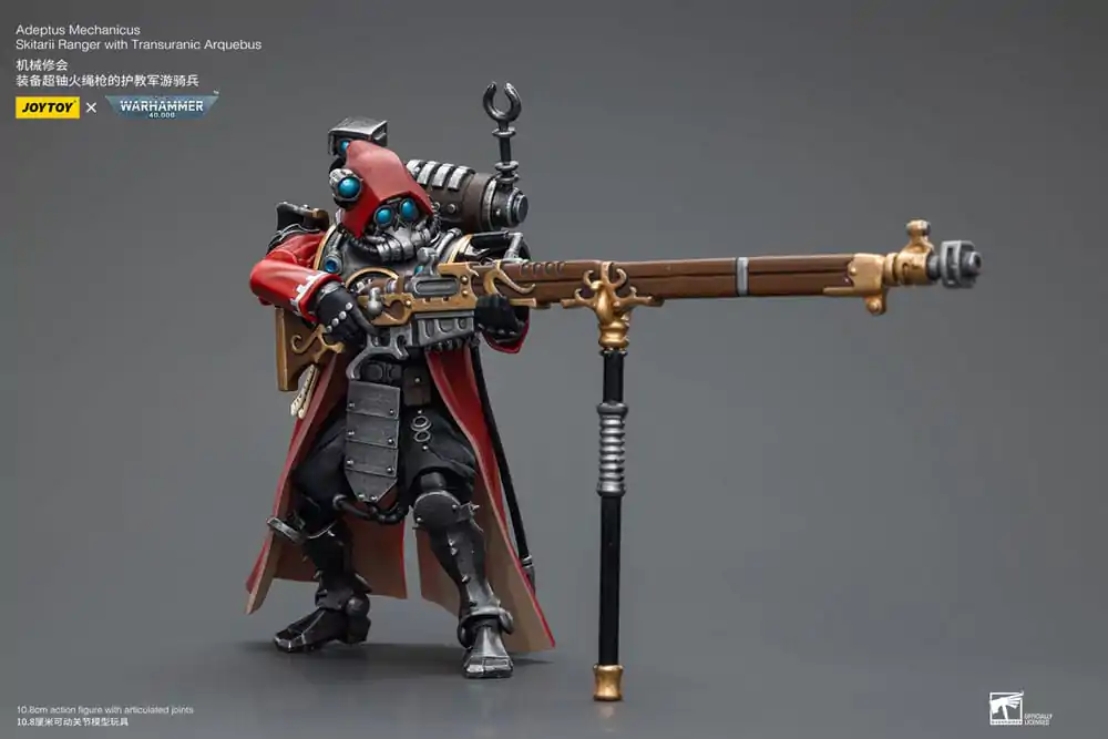 Warhammer 40k 1/18 Adeptus Mechanicus Skitarii Ranger with Transuranic Arquebus akciófigura termékfotó