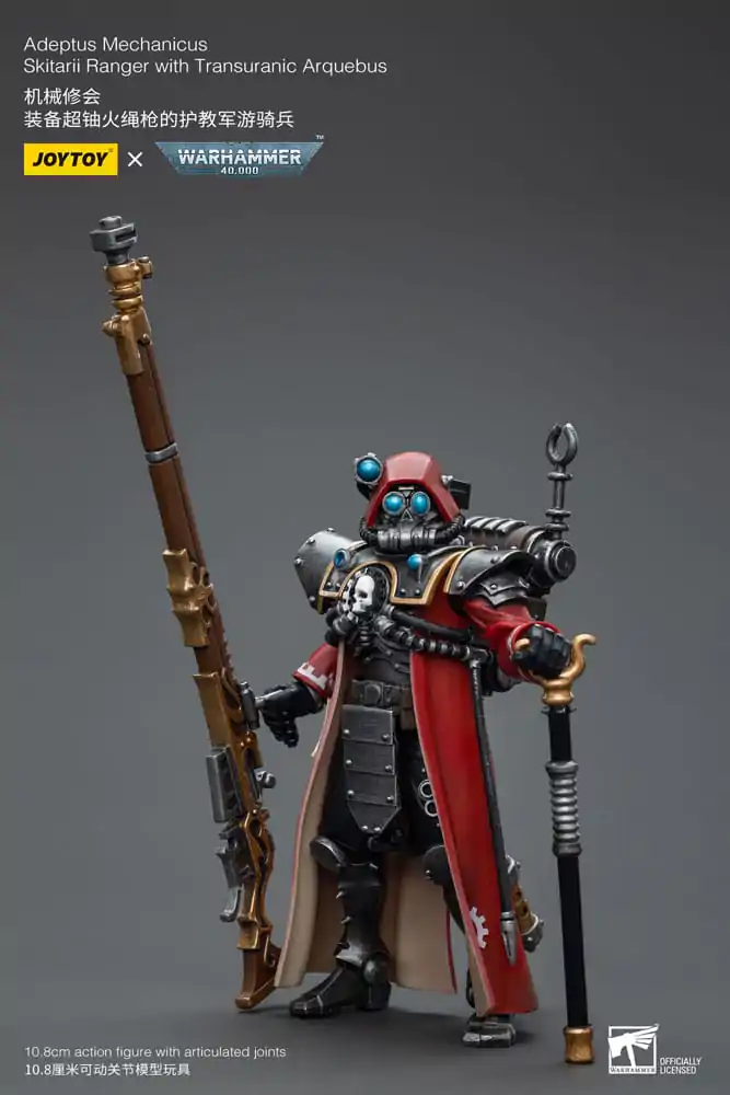 Warhammer 40k 1/18 Adeptus Mechanicus Skitarii Ranger with Transuranic Arquebus akciófigura termékfotó