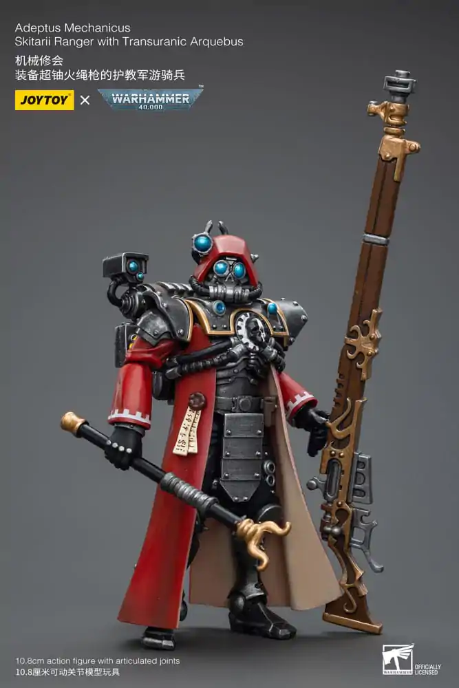 Warhammer 40k 1/18 Adeptus Mechanicus Skitarii Ranger with Transuranic Arquebus akciófigura termékfotó
