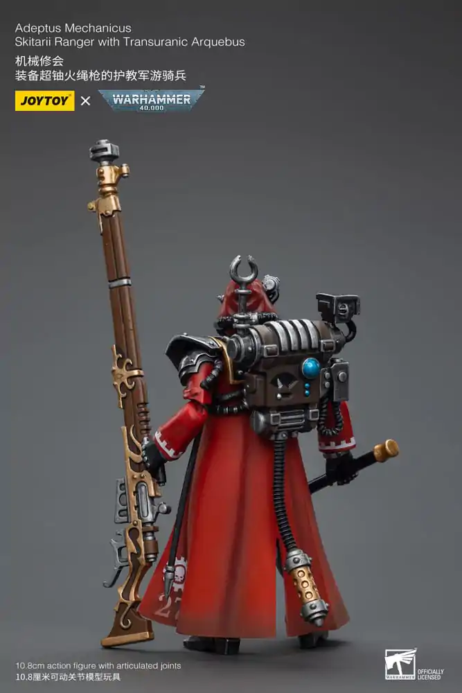 Warhammer 40k 1/18 Adeptus Mechanicus Skitarii Ranger with Transuranic Arquebus akciófigura termékfotó