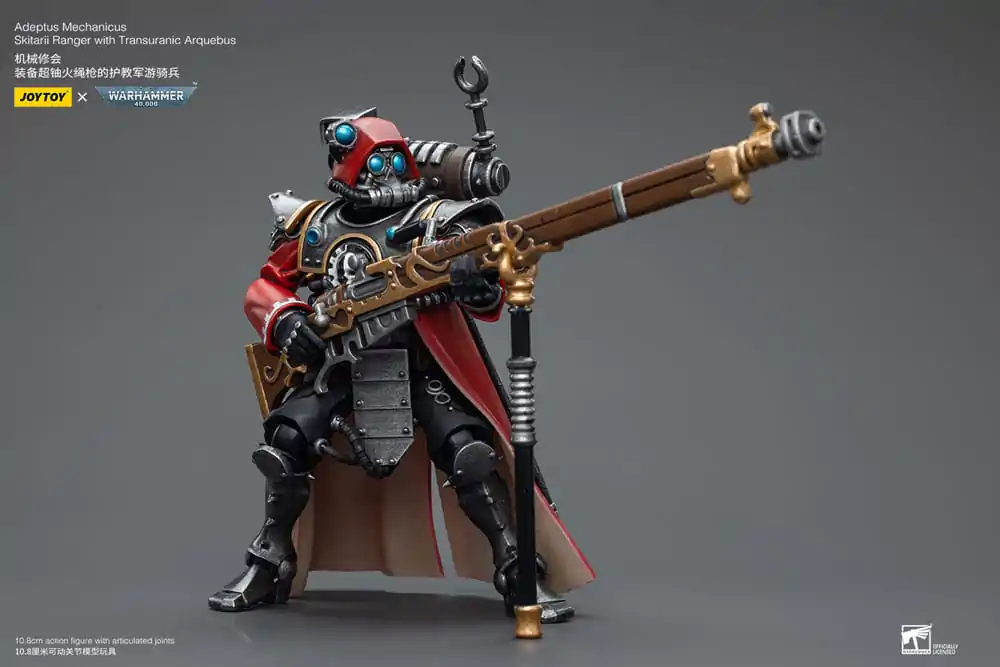 Warhammer 40k 1/18 Adeptus Mechanicus Skitarii Ranger with Transuranic Arquebus akciófigura termékfotó